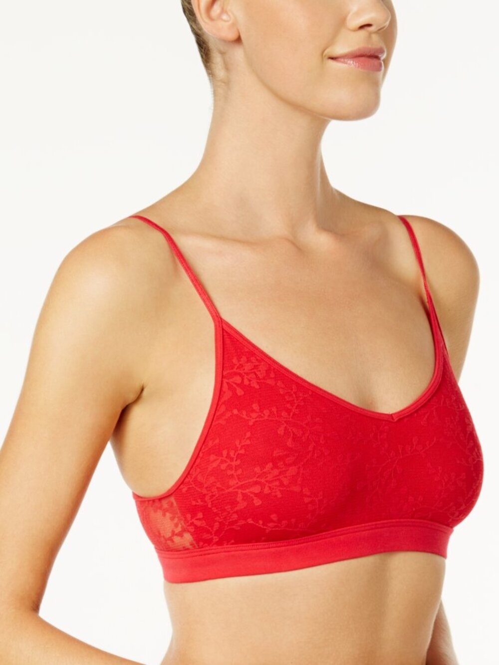 Calvin Klein Womens Bare Lace Bralette
